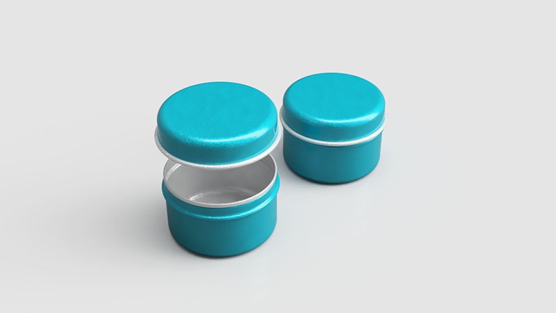round hand cream tin 40304