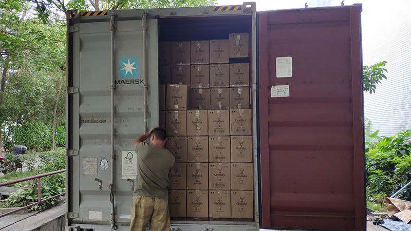 export container loading